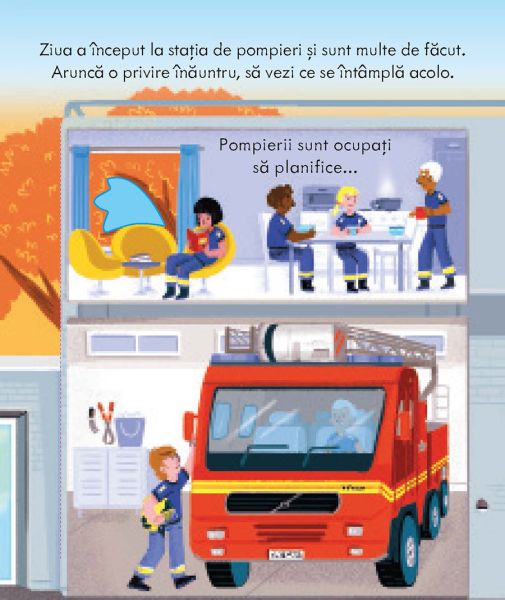 Cum functioneaza o masina de pompieri (Usborne) - imagine 2