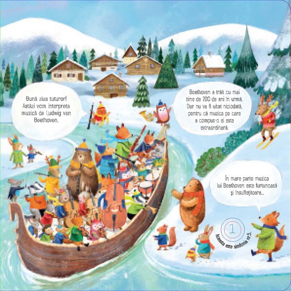 Orchestra Animalelor canta Beethoven (Usborne) - imagine 3