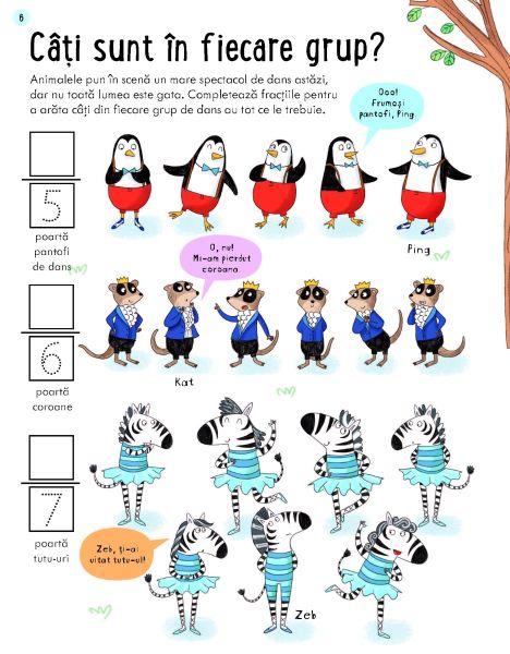 Caiete de activitati. Fractiile 7-8 ani (Usborne) - imagine 4
