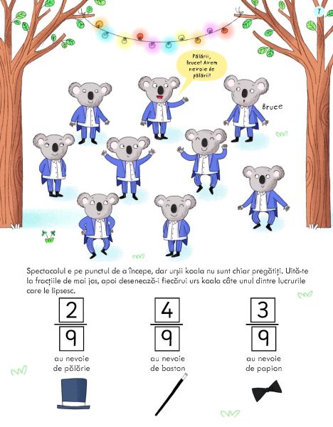 Caiete de activitati. Fractiile 7-8 ani (Usborne) - imagine 5