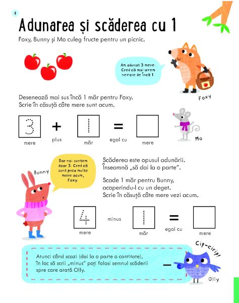 Caiete de activitati. Scaderea 5-6 ani (Usborne) - imagine 2